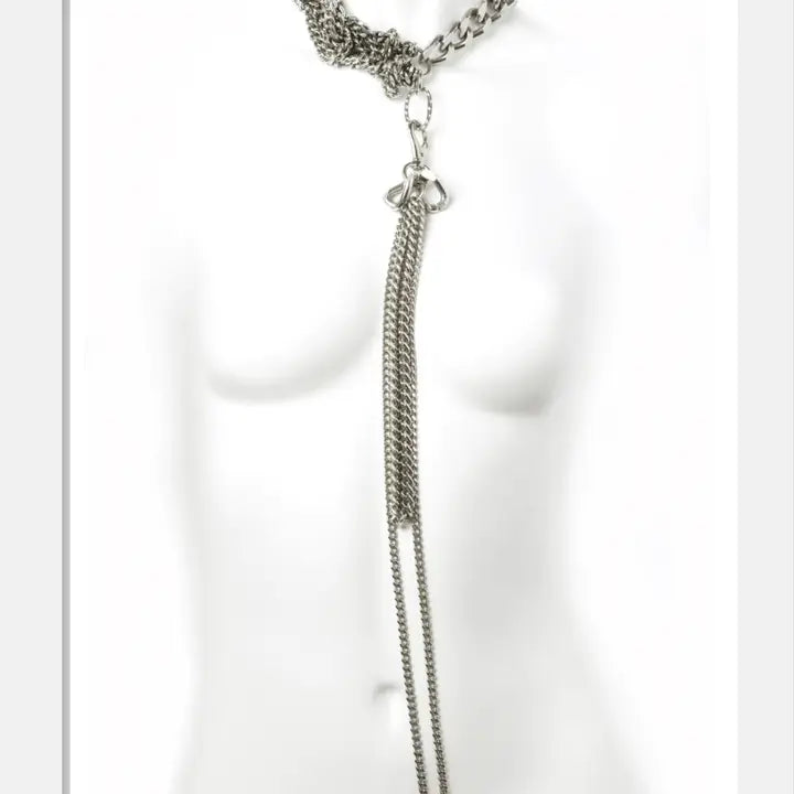 Maxi Fringe Chain Necklace